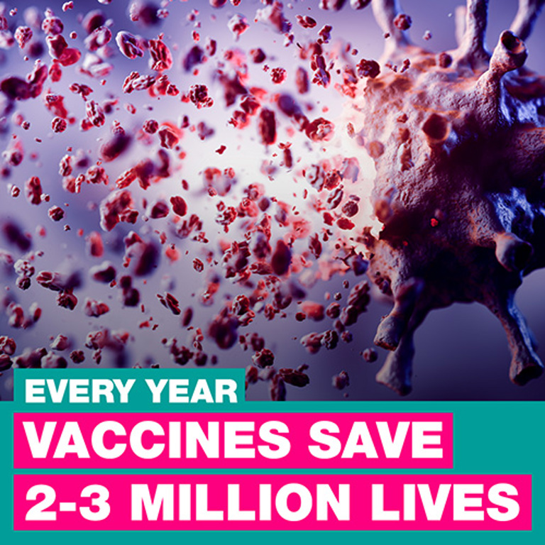 Vaccines saves lives