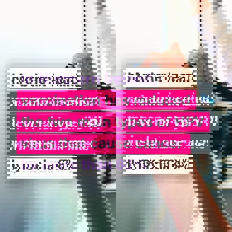 HPV reduction - Northern Ireland